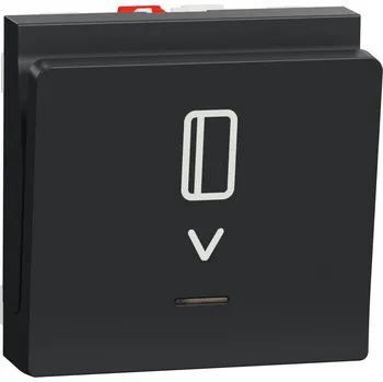 vypínač Schneider Electric NU328354 Unica - Spínač pro hotelové karty, 2M, Antracit