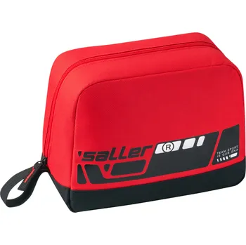 Saller SQUAD50 Hygienická taška BARVA: 170 červená-černá-bílá Praktická a odolná toaletní taška