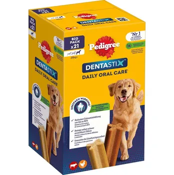 Pamlsek pro psa Pedigree DentaStix pro velké psy 21 kusů