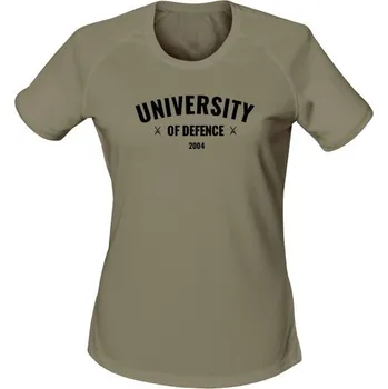 Dámské funkční tričko University of defence - olivová