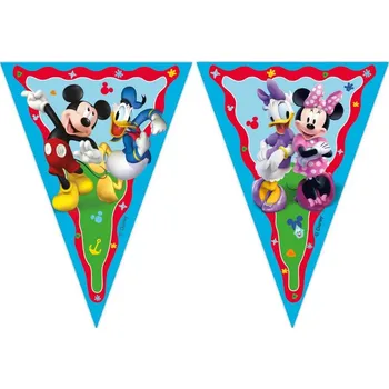 Mickey Mouse vlajka papírová 9 ks 2,3 m p93826