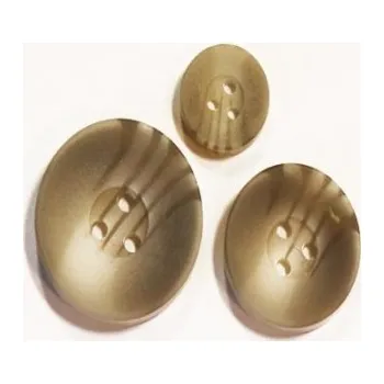 Knoflík Knoflík šedý velký 399044 - Šedá, 15mm