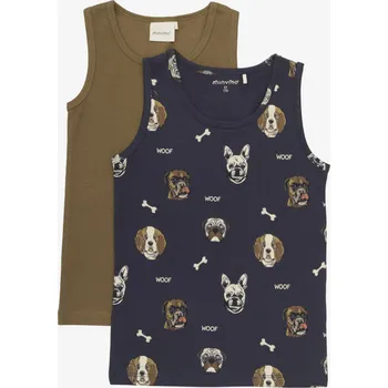 Minymo 2ks chlapecká tílka 133666 - 7021 Velikost: 134 Bavlna