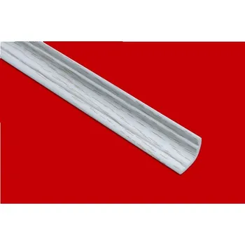 Obklad lišta Jasan extrudovaná (lišta ke stropním deskám jasanová, lišta ke stropním kazetám jasan, dekorační lišta jasan, fabion jasan)