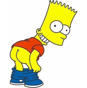 Samolepka Bart Simpson - 1 ks