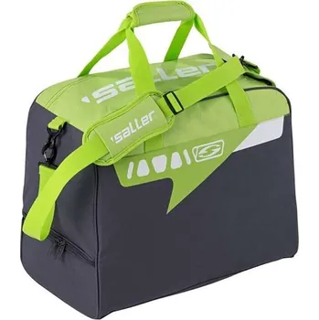 saller taška s dvojitým dnem REACTIV BARVA: 604 antracit-jablečná zeleň-bílá