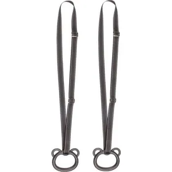 Gymnastický kruh Merco Rings 2M dětské gymnastické kruhy černé