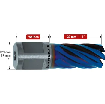 Vrták Karnasch 201284029 | Jádrový vrták 29 mm, BLUE-LINE PRO 30 upnutí WELDON 19