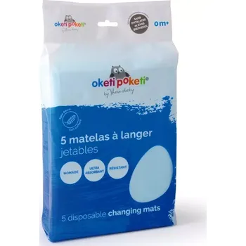 Přebalovací podložka THERMOBABY Jednorázová přebalovací podložka 5 ks White