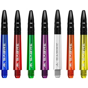 Příslušenství pro šipky Shafty Mission Sabre Tweenie Bílo-Černý Top