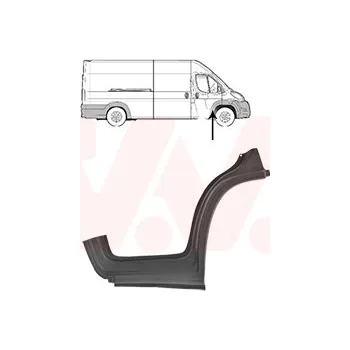 Prah karosérie Nástupní panel VAN WEZEL 1651104