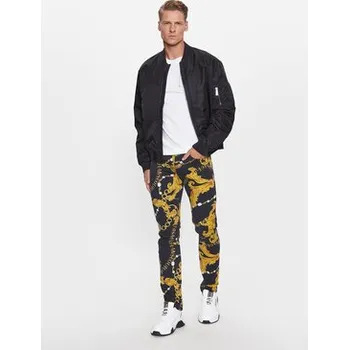 Pánské tričko Versace Jeans Couture T-Shirt 75GAHT12 Bílá Regular Fit XXL