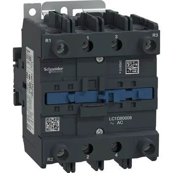 Schneider Electric LC1D80008E7 Stykač 4P (2"Z"+2"V") 125A v AC-1, 48V 50/60Hz