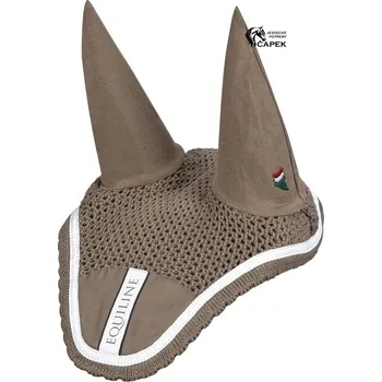 Čabraka pro koně Akční náušníky Equiline -ELEK- - Cappuccino/799 - Full