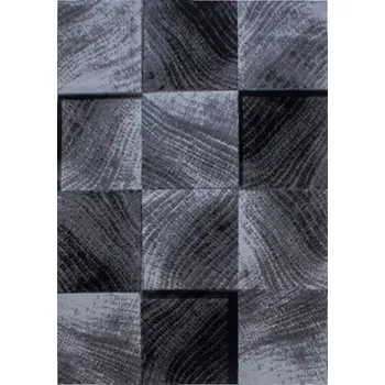 Koberec Kusový koberec PLUS 8003 Black Rozměr: 80x150 cm