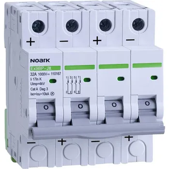 modulární přístroj a rozvaděč Noark 110166 Stejnosměrný instalační jistič Ex9BP-JX(+) 4P K25