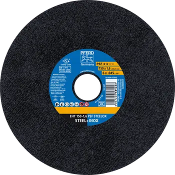 Řezný kotouč Pferd 61724121 | Řezný kotouč 150 x 1,6 x 22,23 mm, PSF STEELOX