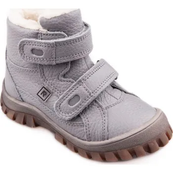 Dětská treková obuv RAK Dětská zimní obuv 0501 MOON šedá Velikost: 25
