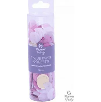 Qualatex Konfety papírové růžovo-bílé 18 g