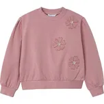 MAYORAL dívčí mikina s květy růžová vel. 104 cm