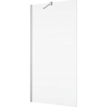 Ronal Bathrooms (Sanswiss) Pevná vanová zástěna Ronal Easy 700 x 1500 mm, aluchrom/sklo čiré