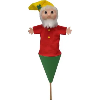 plyšák Trpaslík Štístko 37 cm, kornoutový maňásek