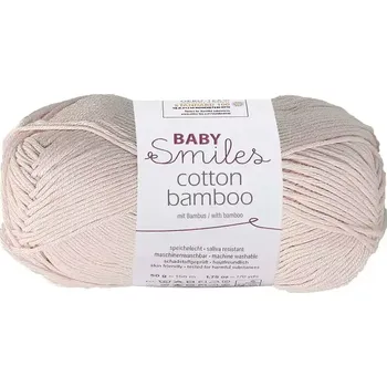 Příze Schachenmayr Baby Smiles Cotton Bamboo sv. růžová 1035 (Příze Baby Smiles Cotton Bamboo sv. růžová 1035)