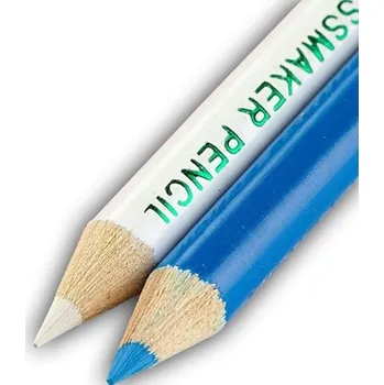 Tužka krejčovská MODRÁ/BÍLÁ 2 ks 611626 - Modrobílá, 9 cm