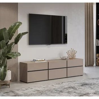 Televizní stolek Televizní stolek Cross 180 cm - congo / černá