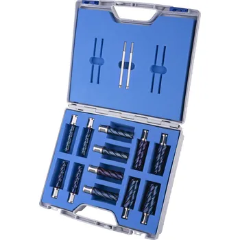 Vrták Karnasch 201949 | Jádrové vrtáky BLUE-LINE PRO 55 SET PROFI PLUS, WELDON 12, 14, 16, 18, 20, 26 mm, sada 12 ks