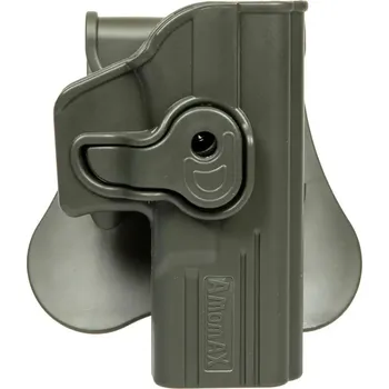 Polymerové opaskové pouzdro pro Glock - olivové, Amomax