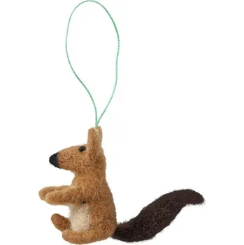 Plstěná dekorace Squirrel (veverka) 9x6, Klippan Švédsko