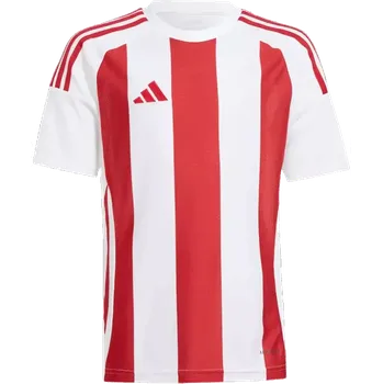 Dětský fotbalový dres Adidas Striped 24 bílo-červený