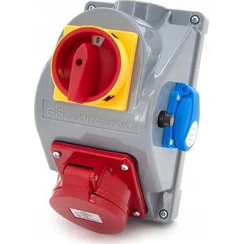 Elektrická zásuvka Elektrická zásuvka ELS Elektrotechnika šedá