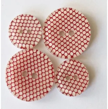 Knoflík knoflik kostým VÍNOVÝ 4973/40 - Vínová, 18mm