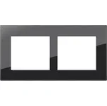 OBZOR DSD 00-00000-215J Rámeček dvojnásobný skleněný DECENTE, zrcadlo ocel