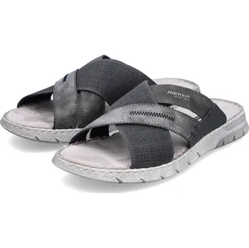 Pánská treková obuv Pohodlné žabky Rieker M RKR581 grey 41