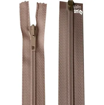 Zip zip SV.HNĚDÝ spirál/nikl.jezdNO10 5001XX - Sv.hnědá, 60cm
