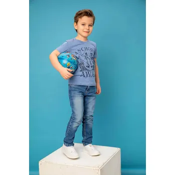 Chlapecké tričko Away - modrý melanž 122