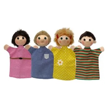 plyšák Krabička maňásků-Rodina 4díl.