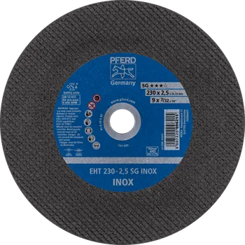 Řezný kotouč Pferd 61328423 | Řezný kotouč 230 x 2,5 x 22,23 mm, SG INOX
