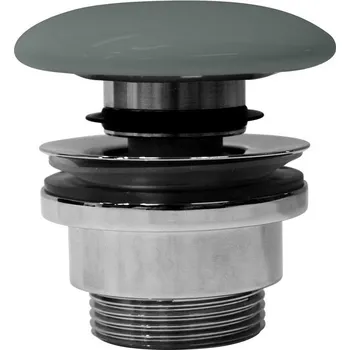 Sifon GSI umyvadlová výpust 5/4“, click-clack, keramická zátka, 5-65mm, agave mat