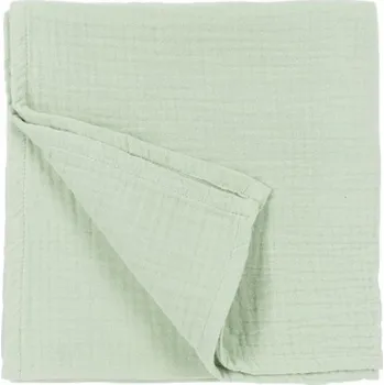 Dětská deka Meyco Mušelínová deka 140x200 - Soft green