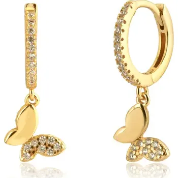 Náušnice Majya Stříbrné náušnice ARELI pozlacené Ag/; ≤1,31 g 10388