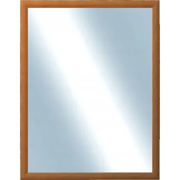 Zrcadlo DANTIK - Zrcadlo v rámu 70x90 | LEDVINKA světle hnědá