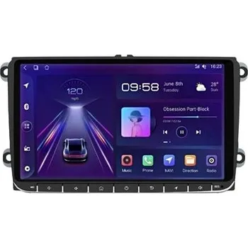 Autorádio ESSGOO 9" Android 10 Autorádio WiFi GPS NAVI Bluetooth Dotykové pro VW Golf Passat Seat 1+16G 4Core
