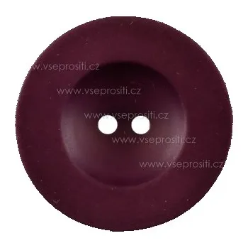 Knoflík Knoflík kabát TM. FIALOVÝ 466054/2 - Vínová, 3,4 cm