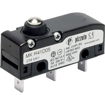 spínaný zdroj Pizzato MKH12D05 Mikrospínač MK H12D05, 1NO+1NC, IP65