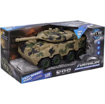 autíčko Wiky Vojenské vozidlo na setrvačník s efekty 25 cm