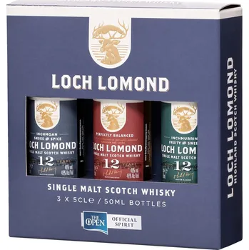 Whisky Loch Lomond Single Malt 3 x 0,05 l 40% (set)